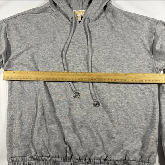 Heather Gray Women's Hoodie Sweatshirt - Picture 5 of 7